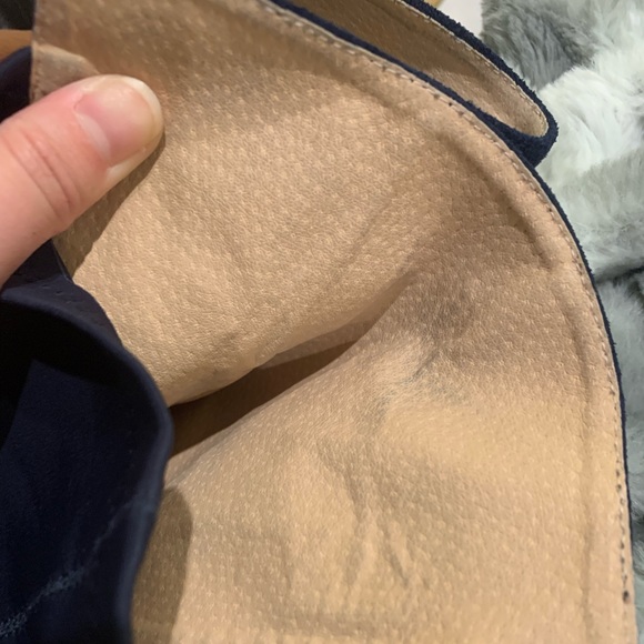 Stuart Weitzman Navy Blue Wedge Over-the-knee Boots - Picture 7 of 8